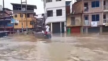 Barbacoas está irreconocible. El municipio costero de Nariño sigue bajo el agua por la arremetida de las intensas lluvias.
