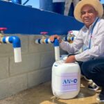 En Yotojorotshi están felices con la inauguración de la planta de agua potable