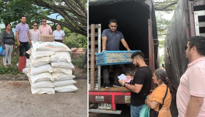 Entrega de unidades productivas en Oporapa para población víctima