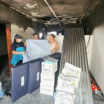 Equipo de gestión del riesgo entregó ayudas humanitarias a Familia victima de incendio en el barrio los Progresos de Yopal