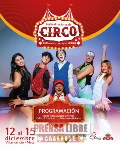 Esta semana primer Festival Nacional de Circo en Villavicencio