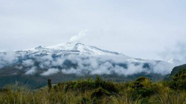 Este lunes se reportó el máximo nivel de energía registrado desde el 2007 en el volcán Nevado del Ruiz