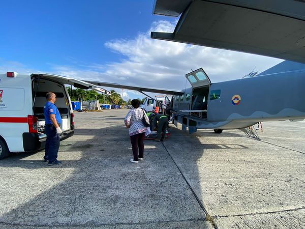 Éxitoso traslado aeromédico de hombre residente de la isla de Providencia 