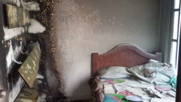 Incendio 'devoró' el cuarto de una vivienda en Pitalito 8 20 diciembre, 2023
