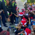 Entregan regalos a niños en el sur de Barranquilla