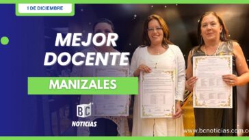 Luz Elena Toro Uribe, fue elegida como la Mejor Docente del Año en Manizales