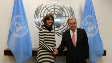María Ángela Holguín enviada especial de la ONU en Chipre