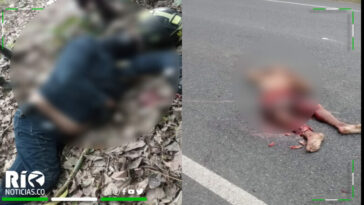 Motociclista arrolló a un peatón, ambos murieron 