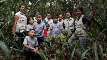 Mujeres y niños del sur del Huila, protegen la biodiversidad