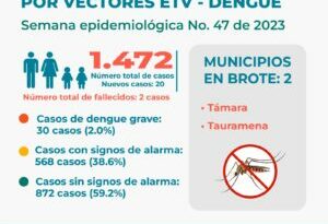 Municipios de Casanare en alarma por dengue