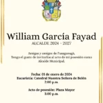 Noticias de Fusagasugá: Alcalde William García tomará posesión el 1 de enero