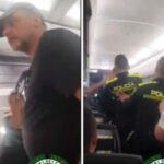 Pasajero extranjero le pegó a policías en un avión al ser empujado, vuelo Barranquilla - Miami