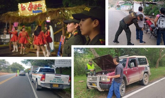 Policía Huila refuerza seguridad para fin de semana navideño