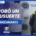 Policía de Caldas captura a presunto asaltante de punto de Susuerte en Manzanares