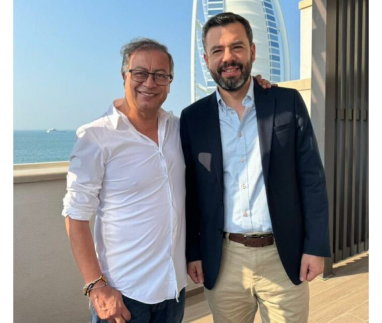 Presidente Petro y alcalde Galán se reunieron por primera vez, en Dubái