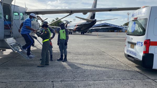 Traslado aeromédico de un residente desde Providencia 