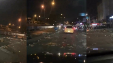 Video: el reprochable estado en el que quedaron vías de Cali por basuras de la Feria