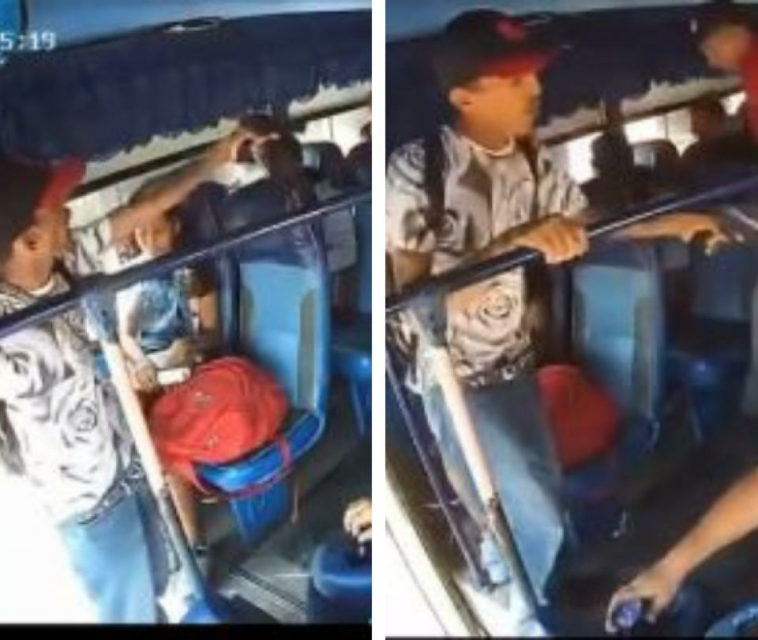 Video: el sorpresivo atraco al conductor y pasajeros de un bus en una vía del Atlántico