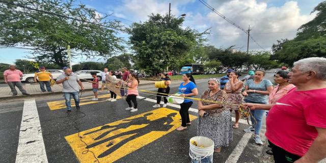 Protestas e la avenida Pedro Tafur de Ibagué