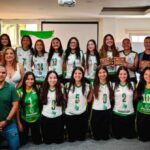 ¡Orgullo quindiano! Campeonas nacionales de voleibol infantil fueron condecoradas