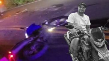 Falleció Fabián Jara, un motociclista que viajaba de Cali a Girardot, a pasar la Navidad con su familia