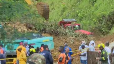A 35 asciende el número de muertos por derrumbe en Chocó