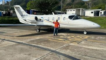 Aeropuerto de Providencia toma forma y ya hacen presencia aeronaves privadas 