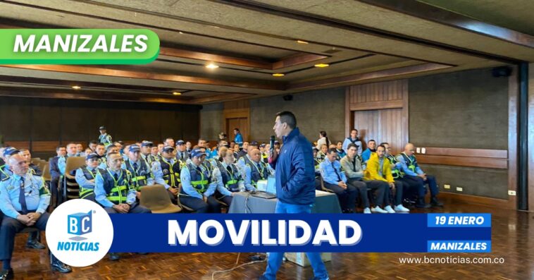 Alcalde pidió a los agentes de tránsito ayudar a mejorar la movilidad en Manizales