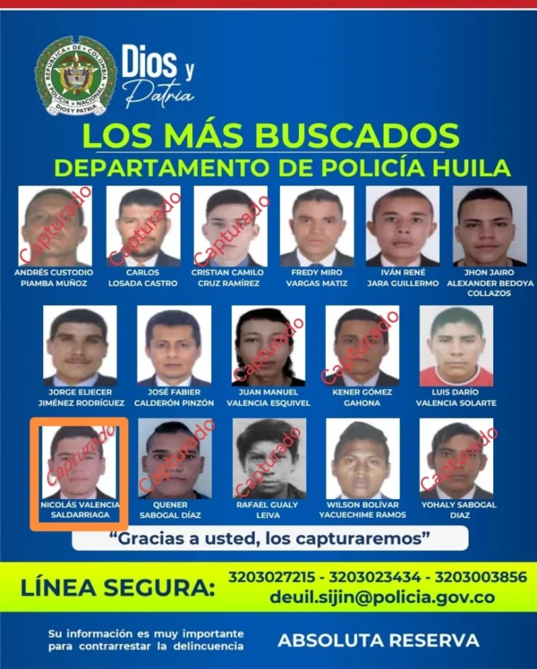 Cayó apartamentero vinculado al cartel de los más buscados en Garzón, Huila
