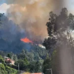 Cundinamarca: Continúa emergencia por incendio forestal en Sopó