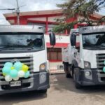 Dos volquetas nuevas entraron al servicio en Colombia Huila