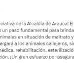 El pronunciamiento del senador David Luna a través de su cuenta de X, acerca del Centro de Bienestar Animal en Arauca