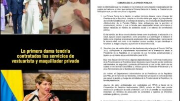 «Ella cumple una función social para el país»: Presidencia tras escándalo por gastos de Verónica Alcocer