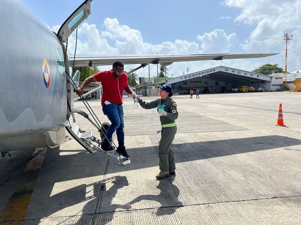 En aeronave Caravan la Fuerza Aérea realizó dos traslados aeromédicos de Providencia a San Andrés 