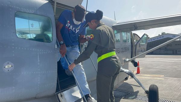 Fuerza Aérea realizó traslado Aeromédico desde Providencia hasta San Andrés isla. 