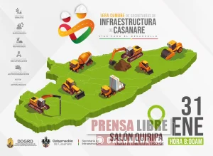 Hoy en Yopal primera Cumbre de secretarías de Infraestructura de Casanare