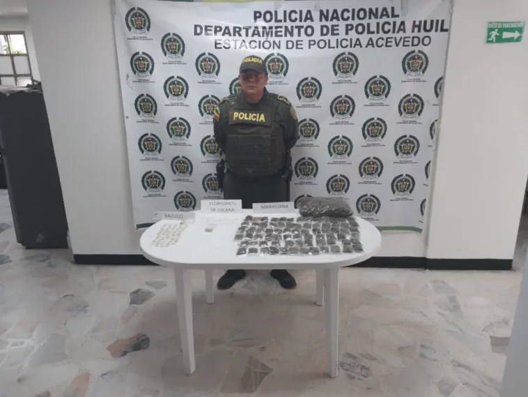 Incautaron una gran cantidad de drogas en Acevedo y Garzón, Huila