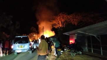 Investigan causas de incendio que arrasó una vivienda en Pitalito