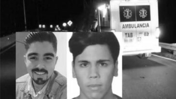 Jhonatan Stiven Ríos y Ricardo Pachón perdieron la vida en un accidente de tránsito en Calarcá