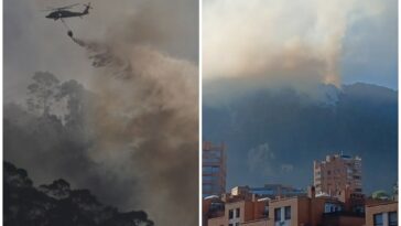 «La emergencia continúa sin contenerse»: Incendio en los cerros orientales de Bogotá