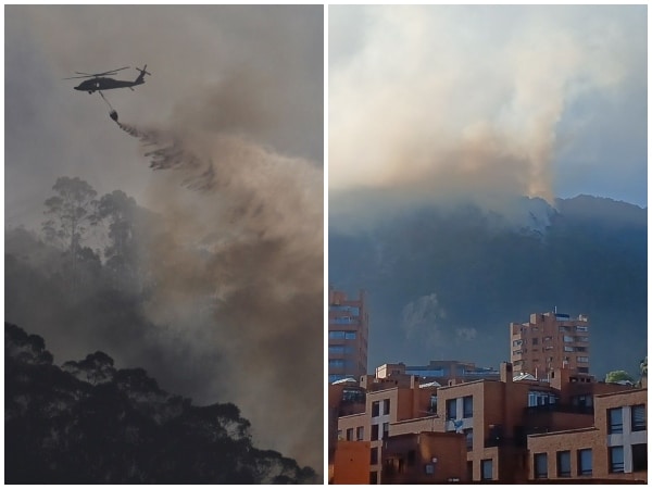 «La emergencia continúa sin contenerse»: Incendio en los cerros orientales de Bogotá