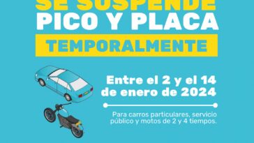Imagen Secretaría de Movilidad de Medellín suspension del pico y placa