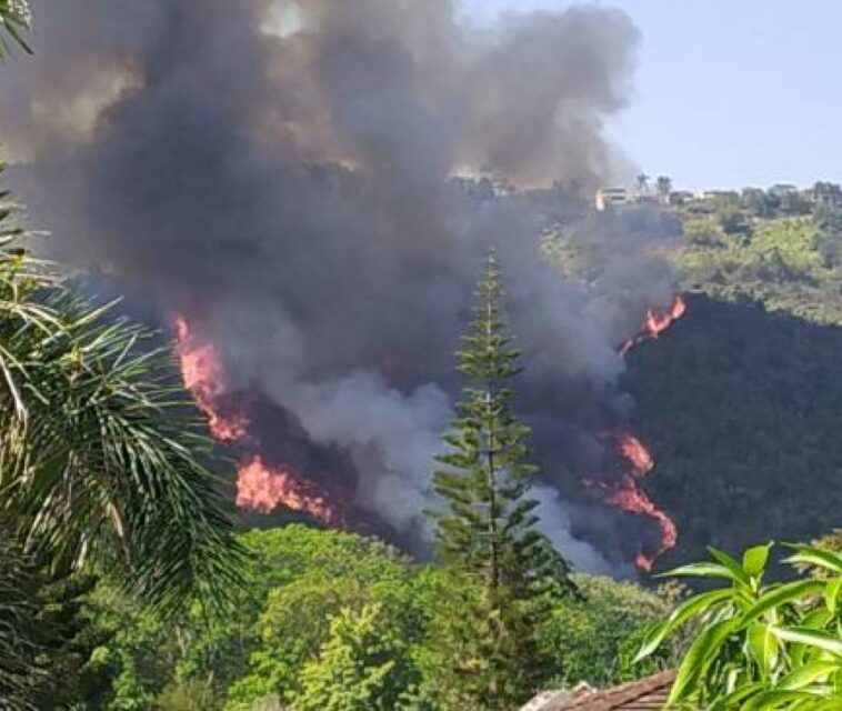 Las impactantes imágenes que deja un voraz incendio en Santander