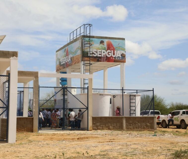 Llegó agua potable a Atachon, en La Guajira