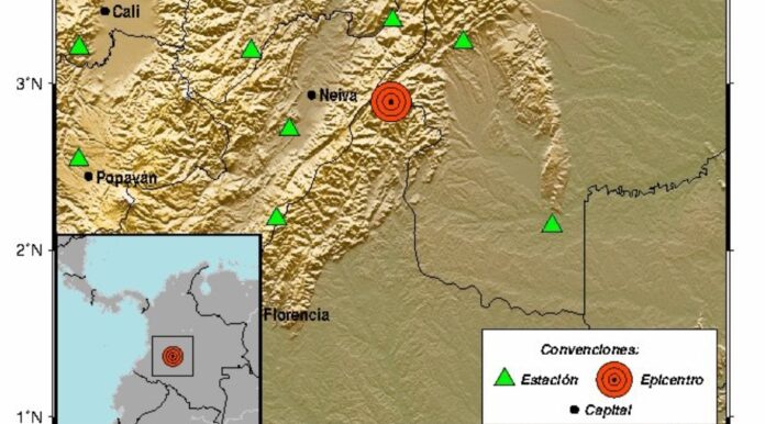 Norte del Huila fue afectado por un sismo 