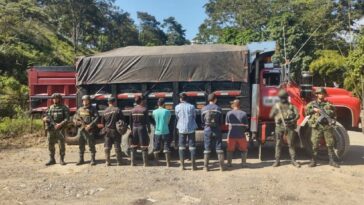 Operativo Conjunto Captura a Seis Personas por Minería Ilegal en Salazar de las Palmas