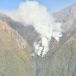 Organismos de socorro atienden incendios en la Sierra Nevada