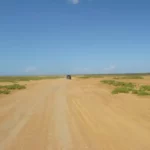 En el desierto de La Guajira es fácil encontrar tierras muy planas, que se prestan para aterrizaje de aviones.