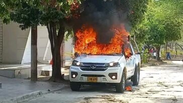 Quemaron otro carro de Afinia, ahora en Sahagún