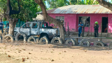 Quemaron vehículo de contratista de Afinia en Cereté; la compañía rechaza el accionar